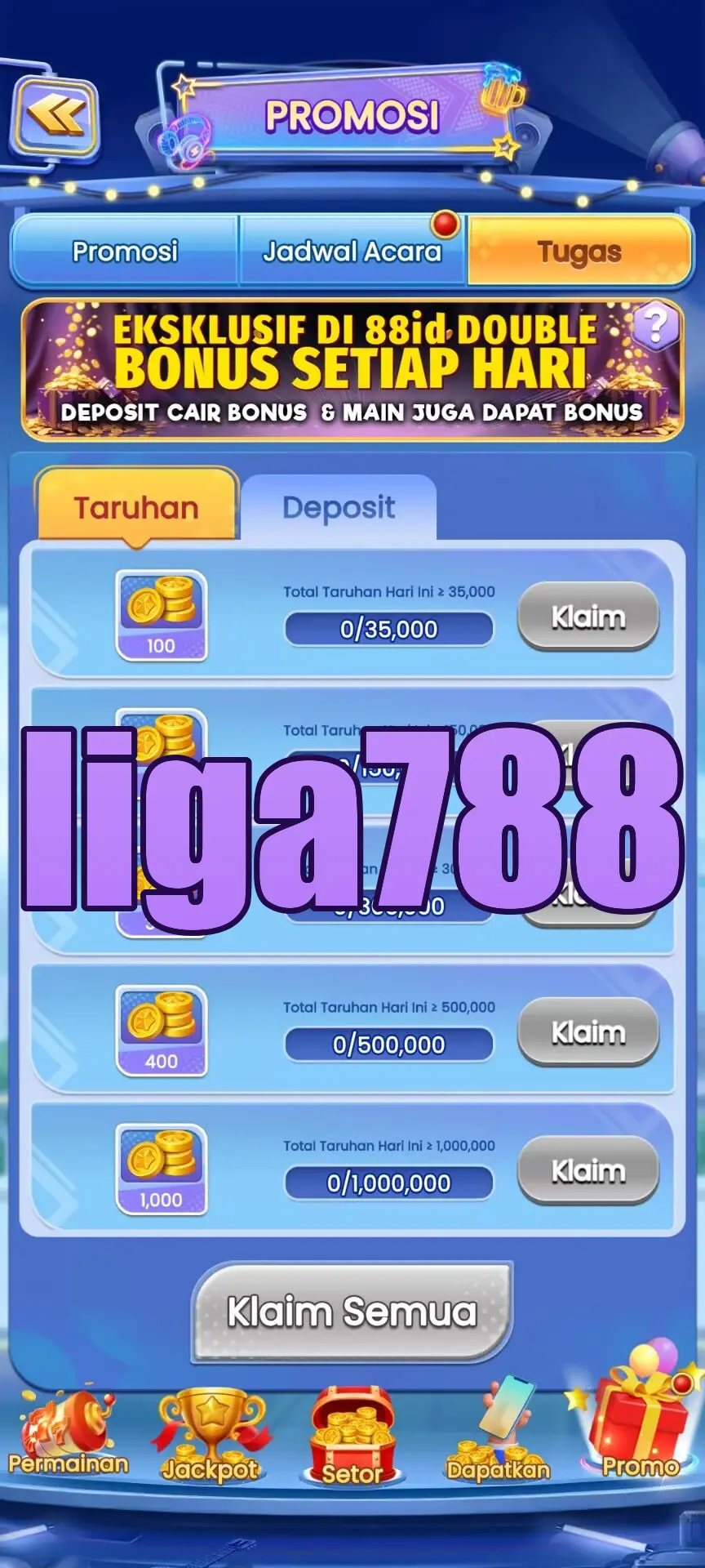 liga788 Tangkapan Layar Resmi APK